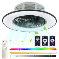 Smart Bedroom Ceiling Fan Lamp LED Ceiling Fan Lights