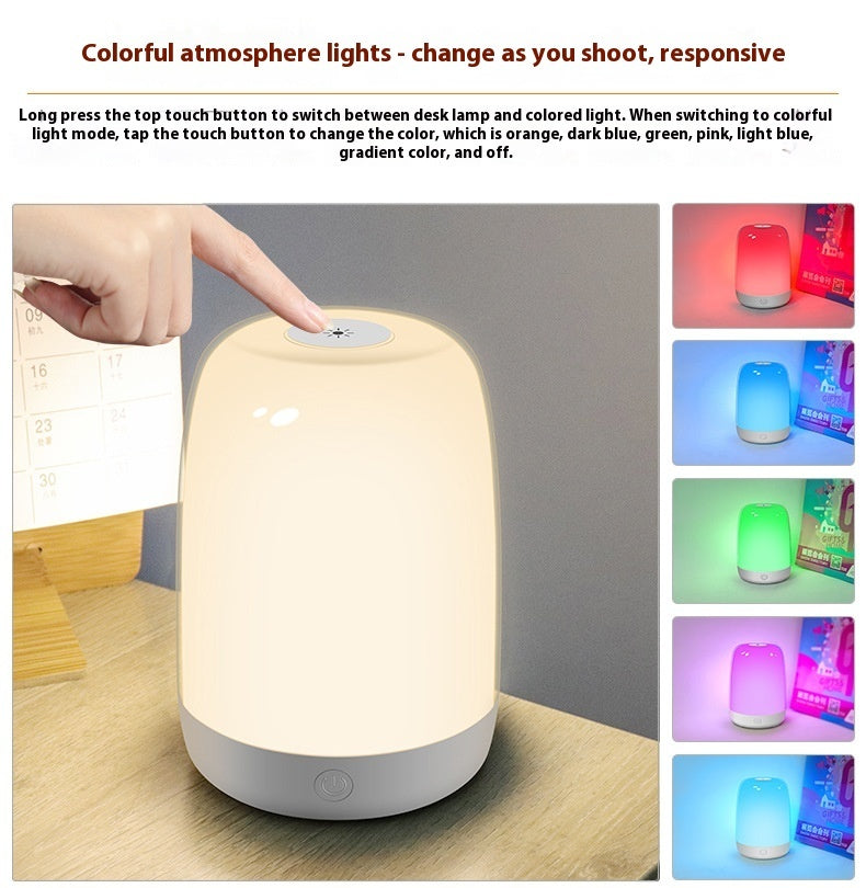 Alarm Clock Wake-up Light Simulation Natural Sunrise Bedside Lamp