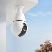 AI Security Camera Light Bulb - 360° HD 3MP WiFi CCTV, E27 Hidden Camera