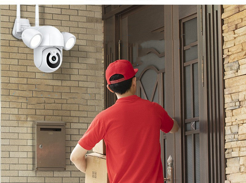 HD Full-color Night Vision Floodlight Garden Light Camera